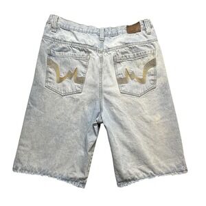 Vintage Jordan Craig Denim Shorts Mens 40 Light Wash Long Baggy Jean Casual Y2K